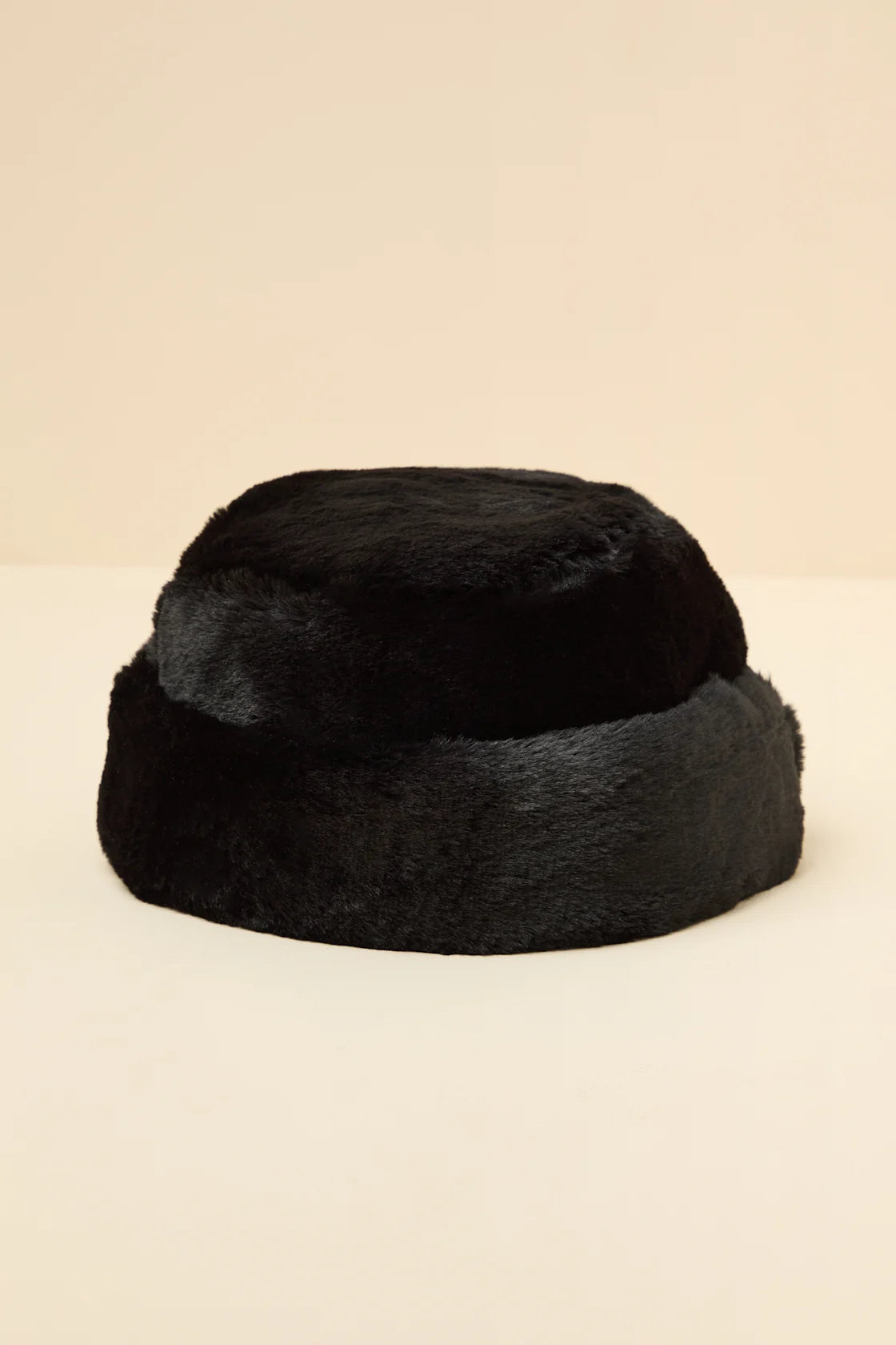 Omoka Brown Leopard Faux Fur Cloche Hat