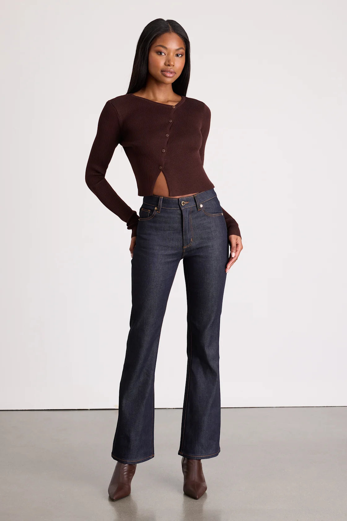 Midtown Boot Dark Wash High-Rise Jeans