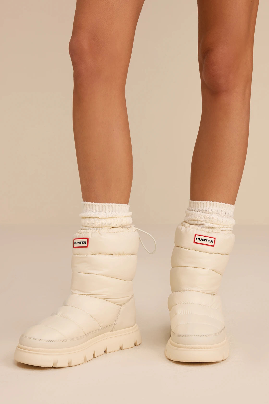 Maribel Silver Waterproof Insulated Puffer Mid-Calf Boots