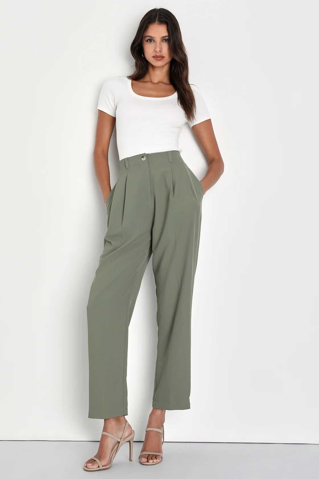 Sophisticated Company Rust Red Straight Leg Trouser Pants